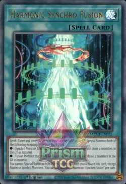 1st ed Harmonic Synchro Fusion ultra rare MZMI-EN035 Yugioh - Image 1