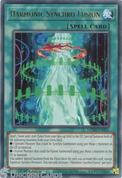 MZMI-EN035 Harmonic Synchro Fusion :: Ultra Rare 1st Edition YuGiOh Card 5063452265958 - Image 1