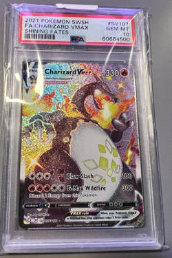 Pokemon Cards - Charizard VMAX Shining Fates SV107/SV122 PSA 10 GEM MINT - Image 2