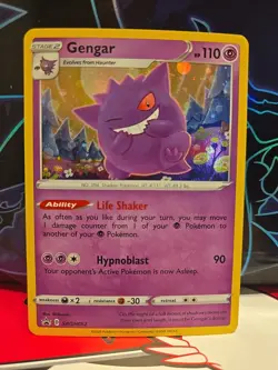Pokemon TCG: Sword & Shield Gengar SWSH052 Black Star Promo Card - Image 2