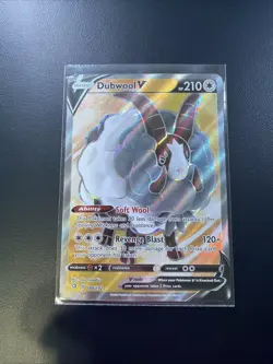 Pokemon Card Dubwool V 188/192 Rebel Clash - Near Mint - Image 1