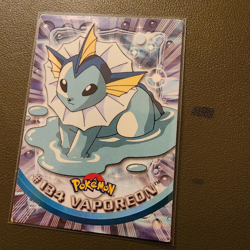 TOPPS 2000 SERIES 3 Vaporeon TV Animation Edition foil trading #134 card - Image 1