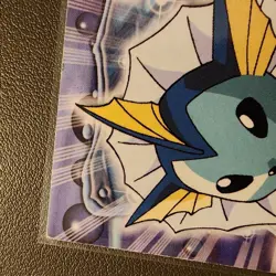 TOPPS 2000 SERIES 3 Vaporeon TV Animation Edition foil trading #134 card - Image 2