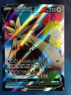 Stoutland V 157/163 Holo Full Art Ultra Rare Card Pokemon Battle Styles - NM - Image 2