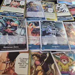 One Piece TCG Card Lot - 55 Foils - No Dubs - Multiple Sets - C/UC and RARES - Image 3