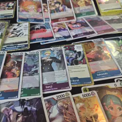 One Piece TCG Card Lot - 55 Foils - No Dubs - Multiple Sets - C/UC and RARES - Image 4