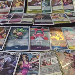 One Piece TCG Card Lot - 55 Foils - No Dubs - Multiple Sets - C/UC and RARES - Image 5
