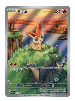 Victini 208 Sv: Scarlet & Violet Promo Cards Illustration Rare Pokemon Card NM - Image 1