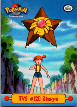 NM! Pokemon TCG - TV5 #120 Staryu - Topps TV Animation Series 1 Puzzle Card - Image 1