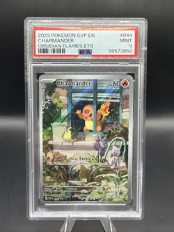Pokemon TCG Charmander SVP 044 Obsidian Flames Black Star Promo Card PSA 9 - Image 1