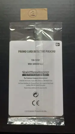 Pokemon TCG Detective Pikachu Promo Card SM190 Brand New & Sealed - Image 2