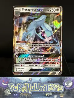 Pokemon Card Metagross GX 85/145 Guardians Rising Holo Ultra Rare NM - Image 1
