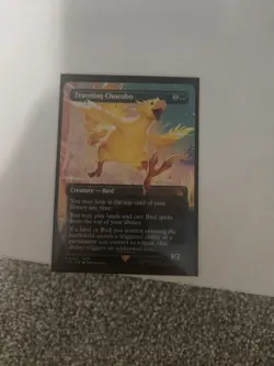 Magic the Gathering Traveling Chocobo Borderless Final Fantasy Regular - Image 1