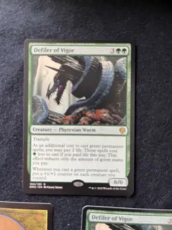 Magic the Gathering Defiler of Vigor 160/281 X3 NM - Image 2