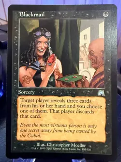 MTG Magic the Gathering Onslaught Blackmail - Image 1
