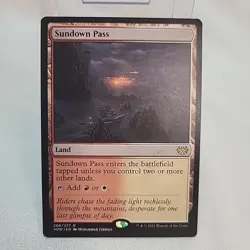 Sundown Pass MTG Non Foil Regular Art VOW NM Near Mint Fast Shipping From Canada - Image 1