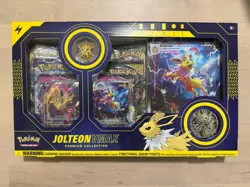 Pokemon TCG - JOLTEON VMAX Premium Collection Box NEW Factory Sealed - Image 1