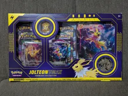 Pokemon TCG - JOLTEON VMAX Premium Collection Box NEW Factory Sealed - Image 1
