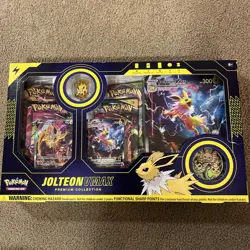 2022 Pokemon TCG Jolteon VMAX Premium Collection Box Factory Sealed - Image 1