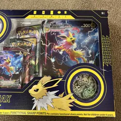 2022 Pokemon TCG Jolteon VMAX Premium Collection Box Factory Sealed - Image 3