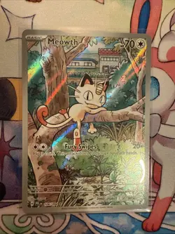 Pokemon TCG Meowth 106/094 Phantasmal Flames Illustration Rare MINT/Near Mint - Image 1