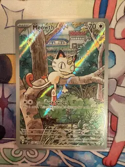 Pokemon TCG Meowth 106/094 Phantasmal Flames Illustration Rare MINT/Near Mint - Image 2
