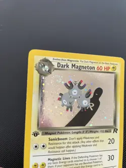 Pokemon Dark Magneton #11 Team Rocket Holo First Edition *Swirl* - Image 2