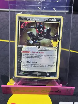 Greninja Gold Star SEALED Promo SWSH144 Pokemon Holo Celebrations - Image 1