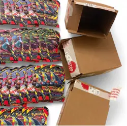 Pokemon TCG Phantasmal Flame Booster packs box sleeved x3 OPEN BOX 72 packs - Image 2