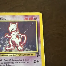 Pokemon TCG Mewtwo Base Set 10/102 Holo 1999-2000 Wizards Base Set Copyright... - Image 4