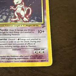 Pokemon TCG Mewtwo Base Set 10/102 Holo 1999-2000 Wizards Base Set Copyright... - Image 5