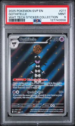 2025 POKEMON SVP EN-SV BLACK STAR PROMO #211 GOTHITELLE PSA 9 - Image 1