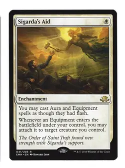 1x Sigarda's Aid - Eldritch Moon Magic the Gathering MTG NM - Image 1