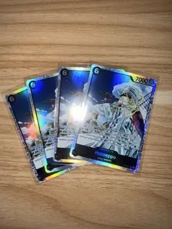 One Piece TCG 4x Helmeppo SR OP11-092 Fist Of Divine Speed Playset x4 English NM - Image 1
