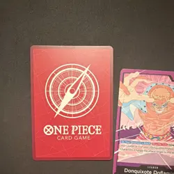 Bandai One Piece CCG Donquixote Doflamingo OP14-060 Leader Holo Special - Image 5