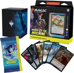 Magic the Gathering MtG TCG March of the Machine Cavalry Charge Commander Deck - Image 1