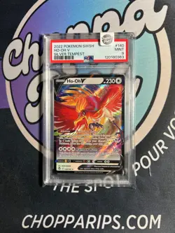 Pokemon Silver Tempest Ho-Oh V Ultra Rare Holo #140/195 PSA 9 - Image 1