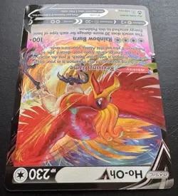 Ho-Oh V 140/195 Ultra Rare Silver Tempest Pokemon TCG NM - Image 3