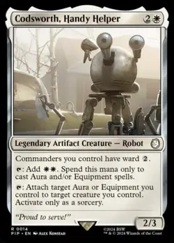 Codsworth, Handy Helper - 14 - NM - Universes Beyond: Fallout - MTG - Image 1