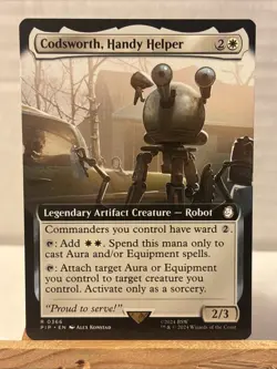 Codsworth, Handy Helper (Extended Art) R Universes Beyond: Fallout 366 NM Normal - Image 1