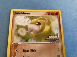Pokemon Stamped (Reverse) Holo Sandshrew- EX Team Rocket Returns- 74/109- LP - Image 3