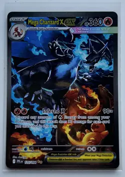 Mega Charizard X EX SIR | Phantasmal Forces | Authentic Pokemon Card - Image 1