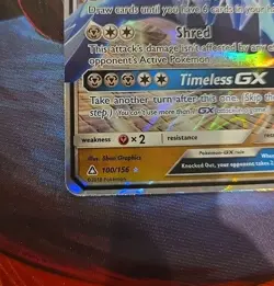 Dialga GX - 100/156 - Pokemon Ultra Prism Sun & Moon Ultra Rare Card - Image 3