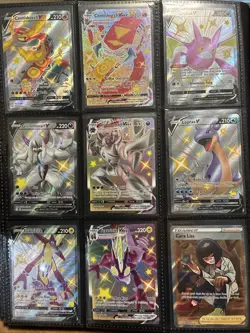 Pokemon Shining Fates Rare Card Lot (27 Cards)- Binder Not Included - Image 1