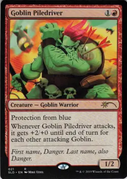 MTG Goblin Piledriver (21) | NM | Secret Lair "explosion sounds" {SLD} - Image 1