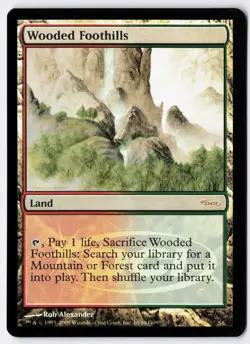 Wooded Foothills - FOIL - MTG Judge Promo - RareCo - Image 1