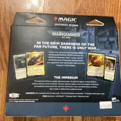 MTG Universes Warhammer 40K Commander Forces of Imperium Deck Magic Gathering - Image 2