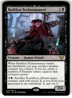 Neon Dynasty Commander Ruthless Technomancer Commander/Rare - Image 1