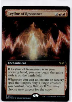 Leyline of Resonance (Extended Art) Duskmourn: House of Horror Foil - Image 1