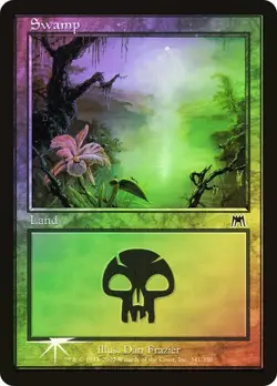 Onslaught MTG FOIL Swamp (#341) Magic - Image 1
